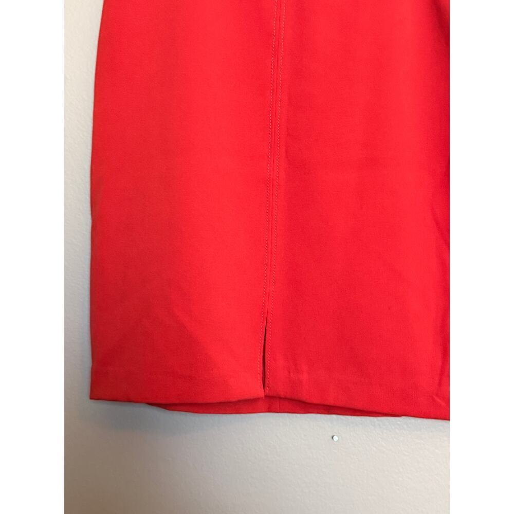 Ann Taylor Women’s Pencil Straight Front Slit Knee Length Skirt Red Size 8 - Picture 7 of 14